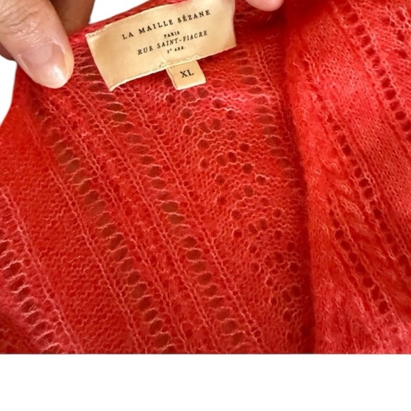 SÉZANE Cristina Jumper - Red/ Orange Color - Sold Out everywhere - Picture 6 of 7